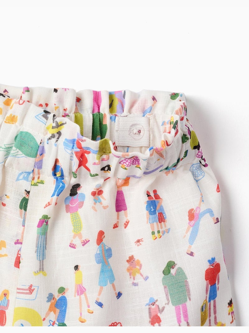 Top e pantaloncini stampato Carolina Celas x Zippy Bianco - Kiabi