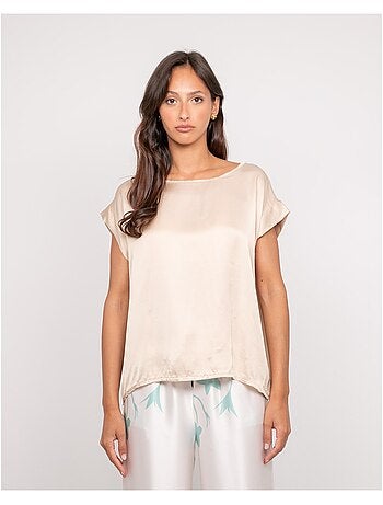 Top effetto satin FRIDOLE