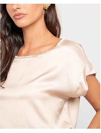Top effetto satin FRIDOLE