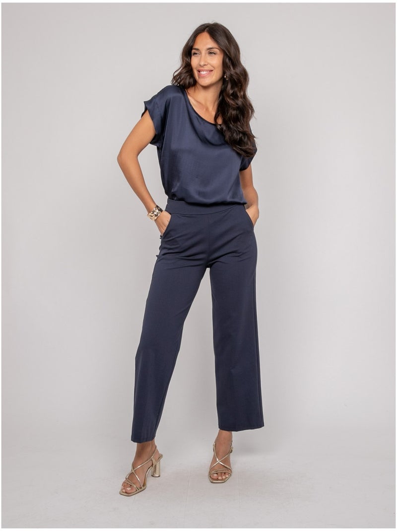 Top effetto satin FRIDOLE Ecru - Kiabi