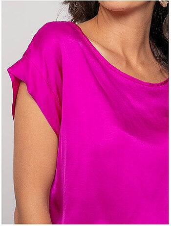 Top effetto satin FRIDOLE