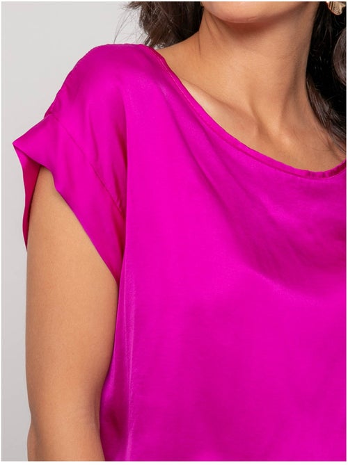 Top effetto satin FRIDOLE - Kiabi Top effetto satin FRIDOLE - Kiabi