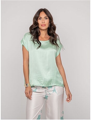 Top effetto satin FRIDOLE