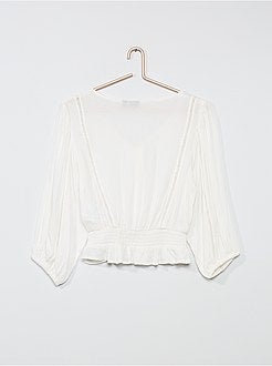 Top fluido smocké - Kiabi