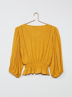 Top fluido smocké - Kiabi