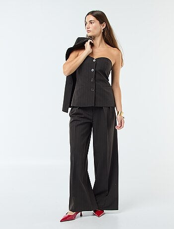 Top gilet stile cameriere