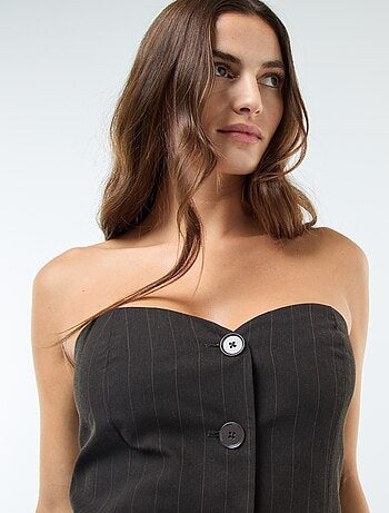 Top gilet stile cameriere