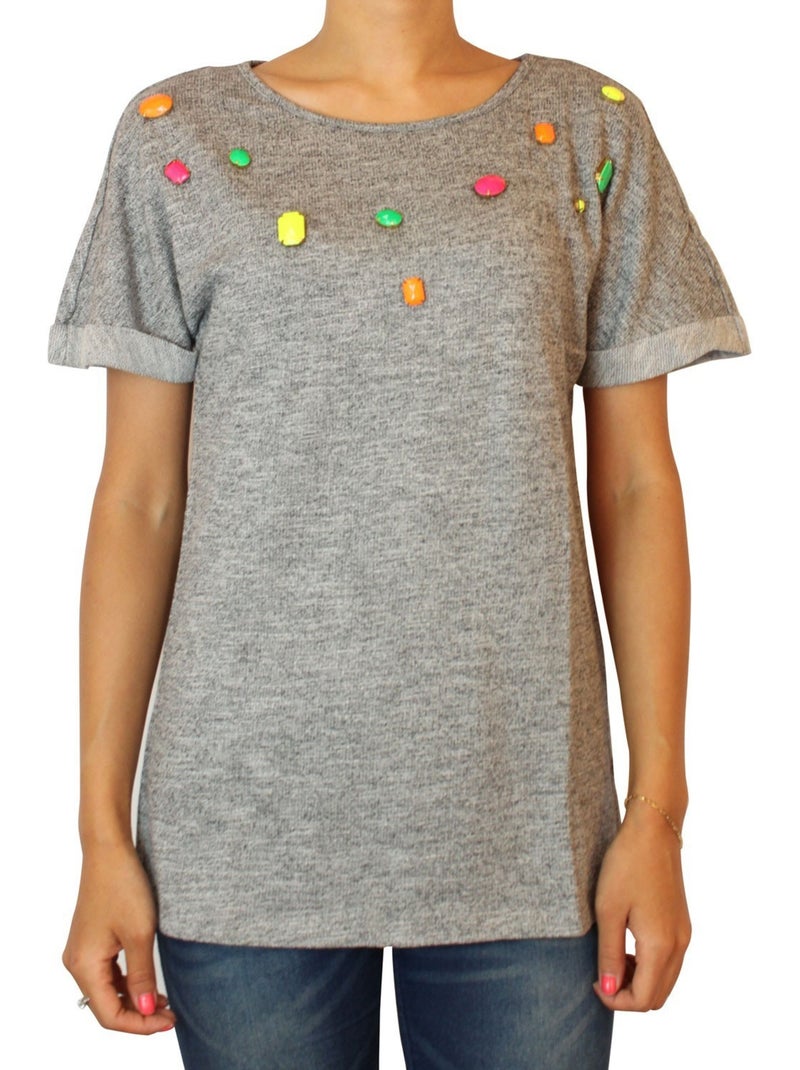 Top Imagine Kebello Grigio - Kiabi
