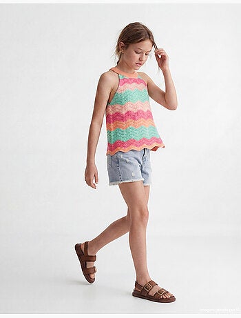 Top in crochet, MO Fashion