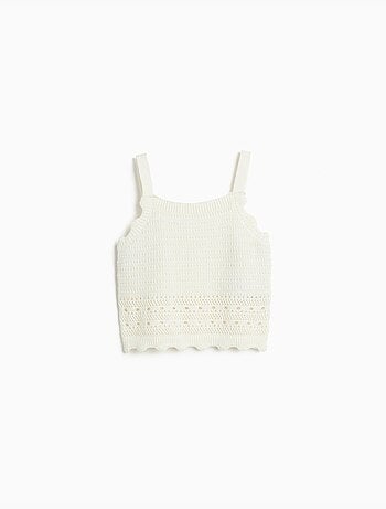 Top in crochet, MO Fashion