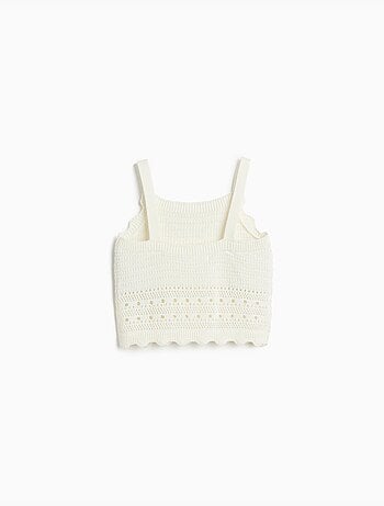 Top in crochet, MO Fashion