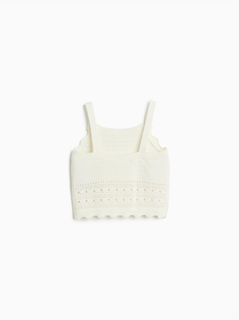 Top in crochet, MO Fashion Bianco - Kiabi