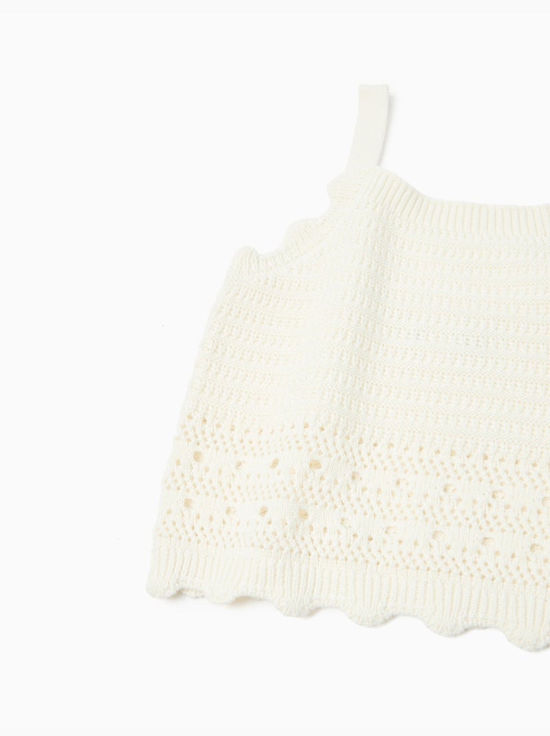 Top in crochet, MO Fashion Bianco - Kiabi