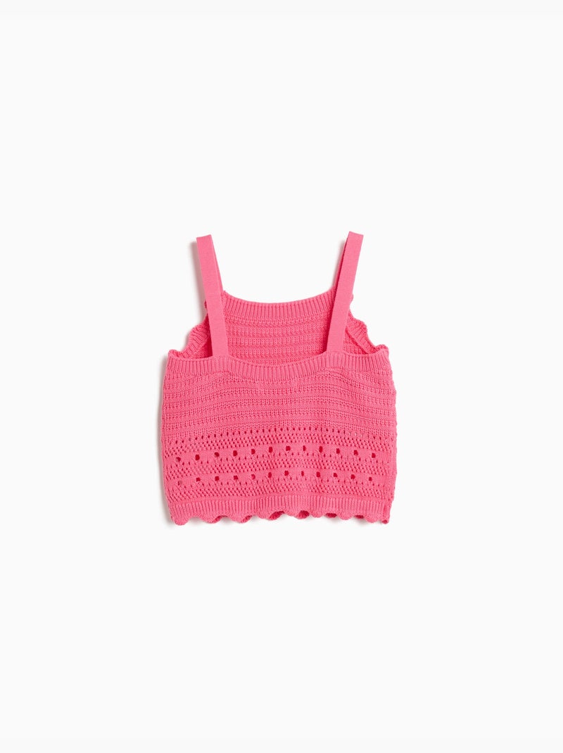 Top in crochet, MO Fashion Rosa - Kiabi