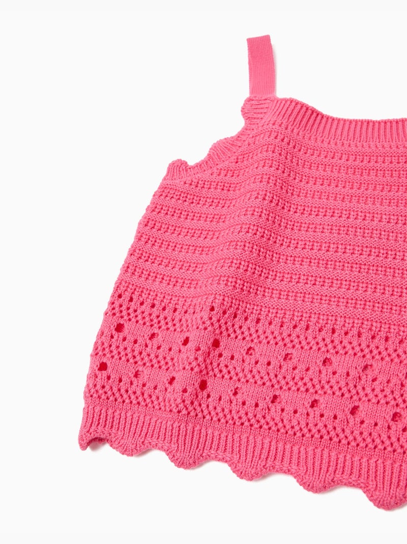 Top in crochet, MO Fashion Rosa - Kiabi