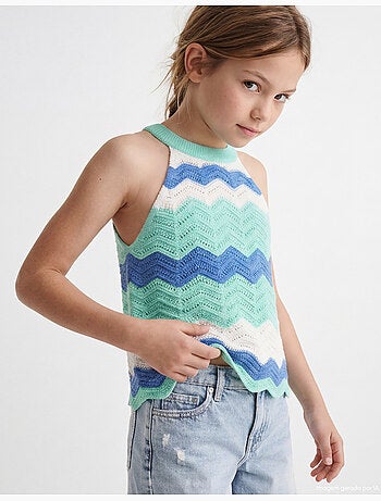 Top in crochet, MO Fashion