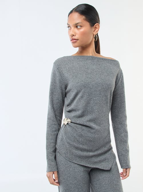 Top in maglia asimmetrico - Kiabi