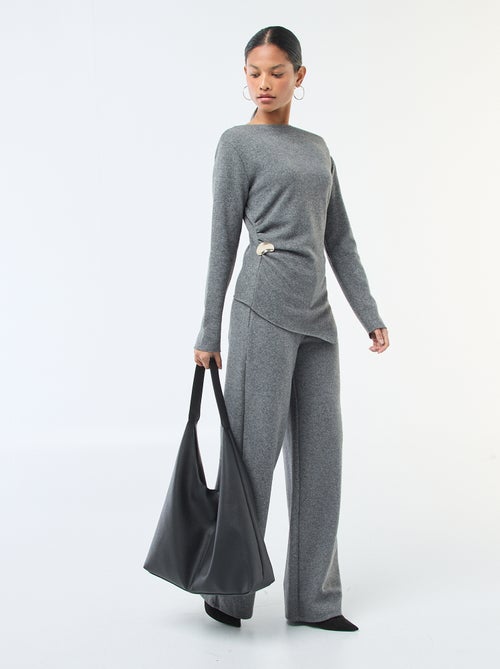 Top in maglia asimmetrico - Kiabi