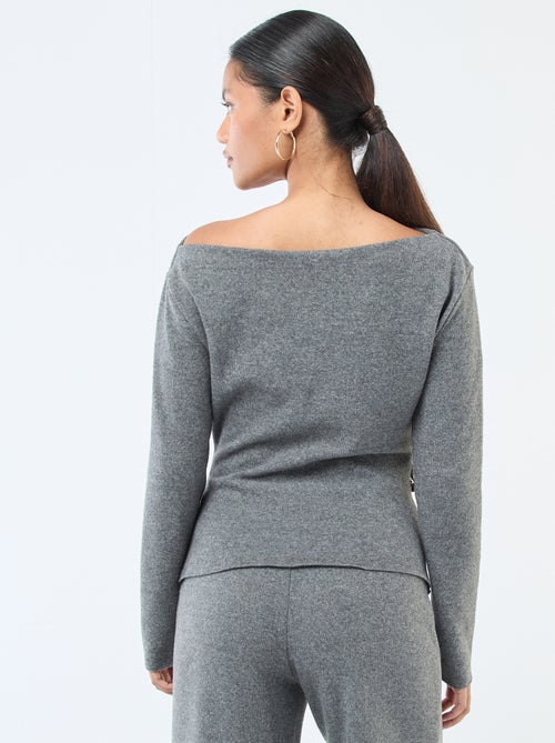 Top in maglia asimmetrico - Kiabi