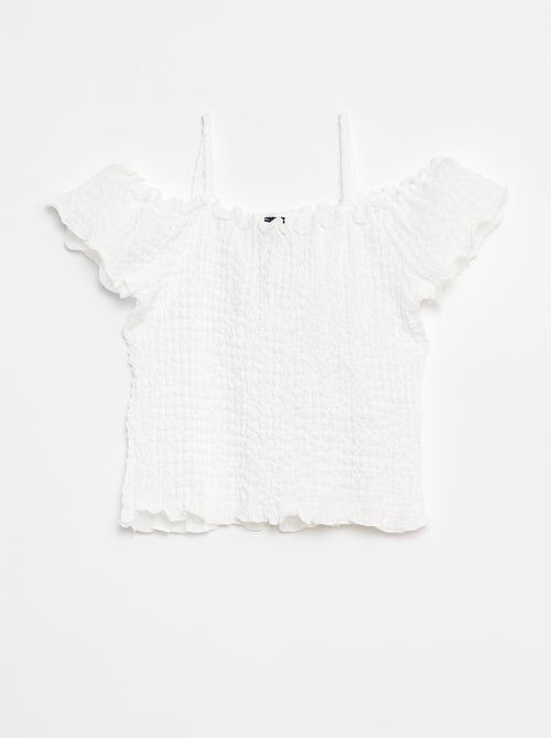Top in maglia goffrata - Kiabi