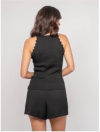 Top in maglia lurex FARMINI