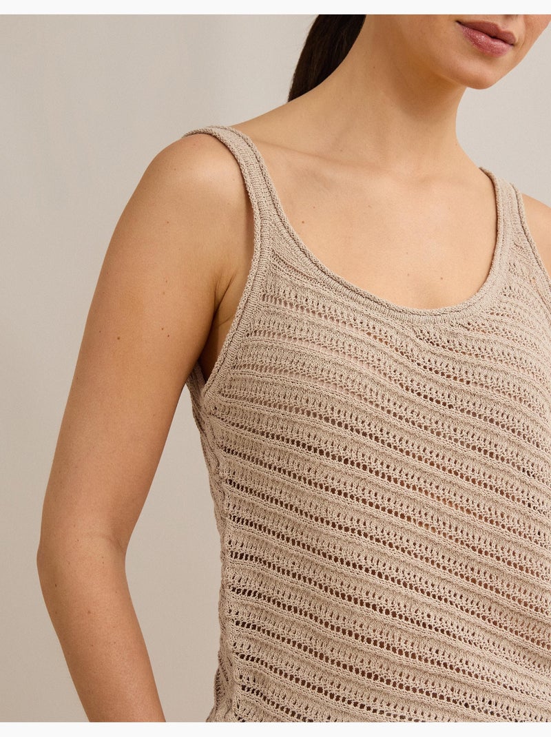 Top in maglia, MO Fashion Beige - Kiabi