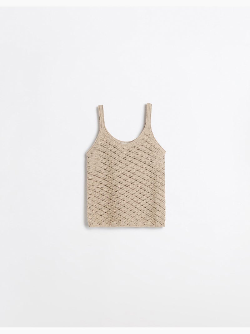 Top in maglia, MO Fashion Beige - Kiabi