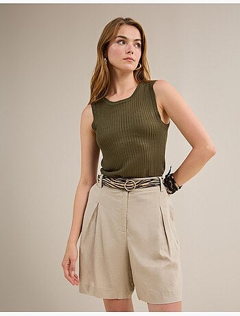 Top in maglia rustica, MO Fashion