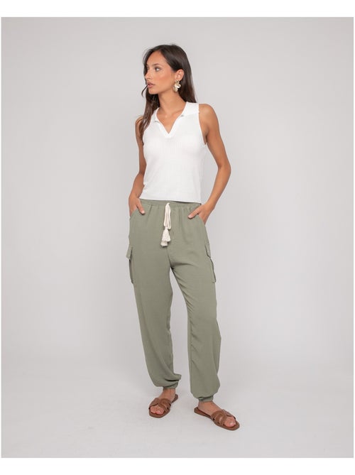 Top in maglia senza maniche colletto polo FOXIE - Kiabi