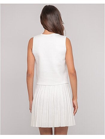 Top in maglia senza maniche FUTESS