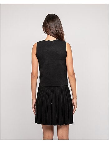 Top in maglia senza maniche FUTESS