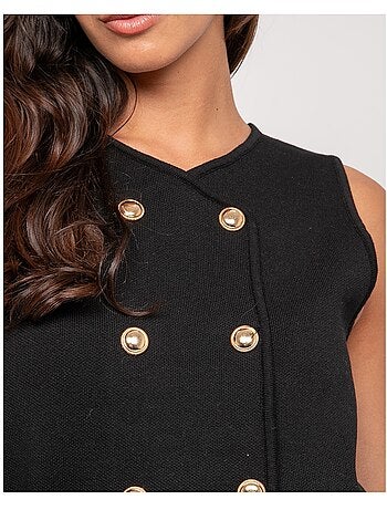 Top in maglia senza maniche FUTESS