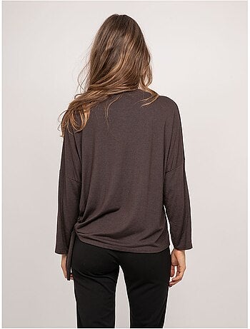 Top in maglia sottile con laccio da annodare fenella