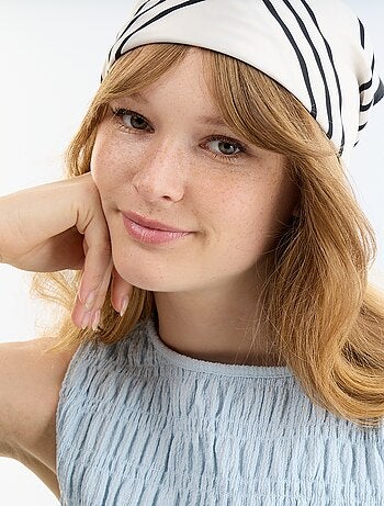 Top in maglia waffle senza maniche