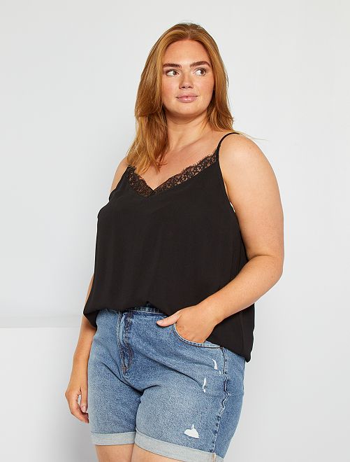 Top in pizzo - nero - Kiabi - 15.00€