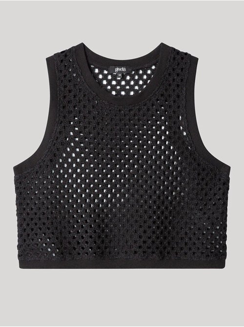 Top in tessuto crochet - Kiabi