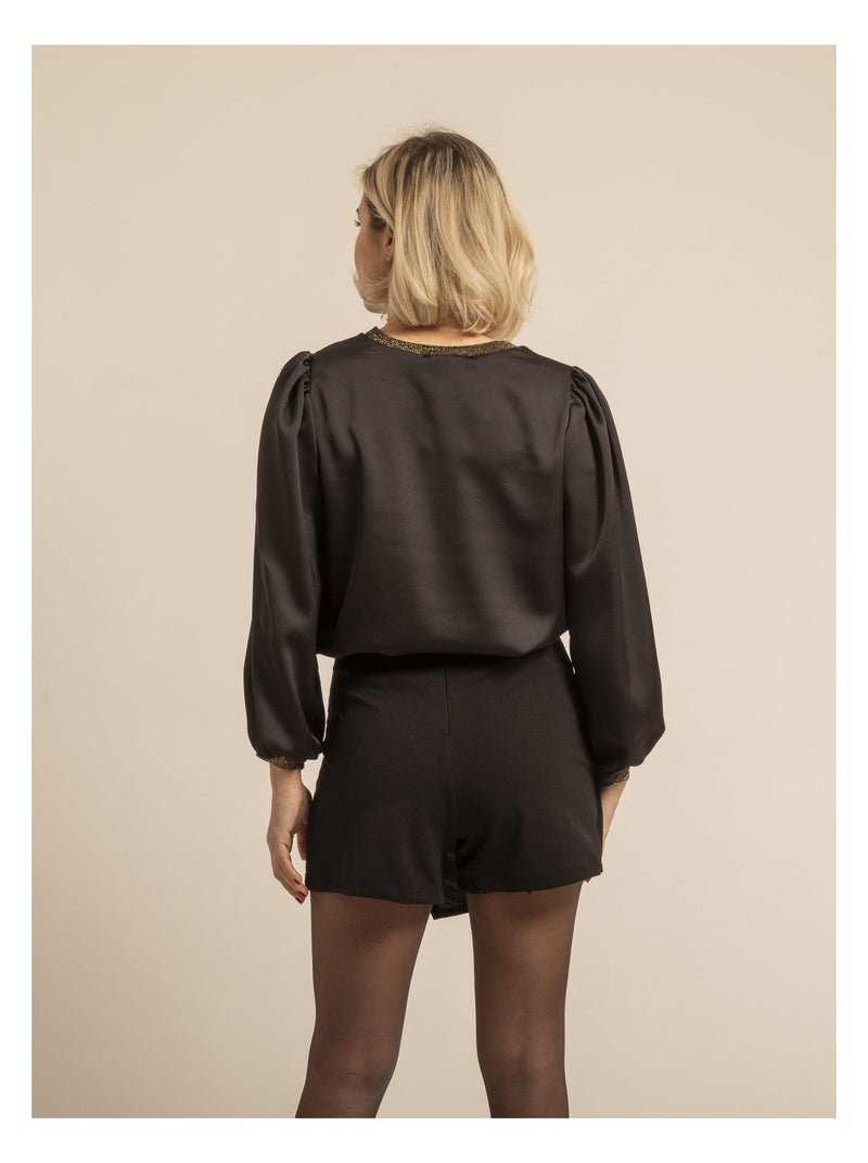 Top iridescente FAKIRA Nero - Kiabi