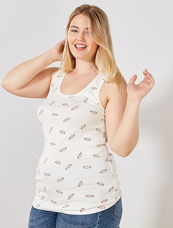 Top jersey collo a U - Kiabi