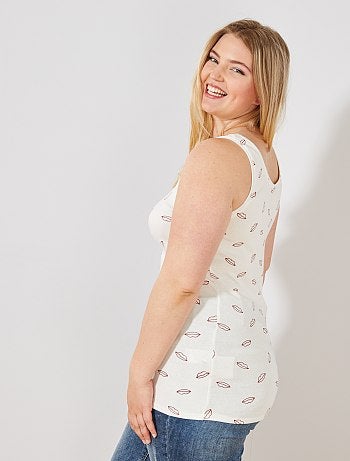 Top jersey collo a U - Kiabi