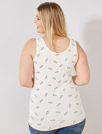 Top jersey collo a U - Kiabi