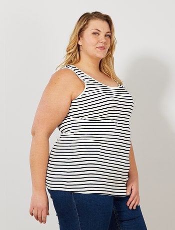 Top jersey collo a U - Kiabi