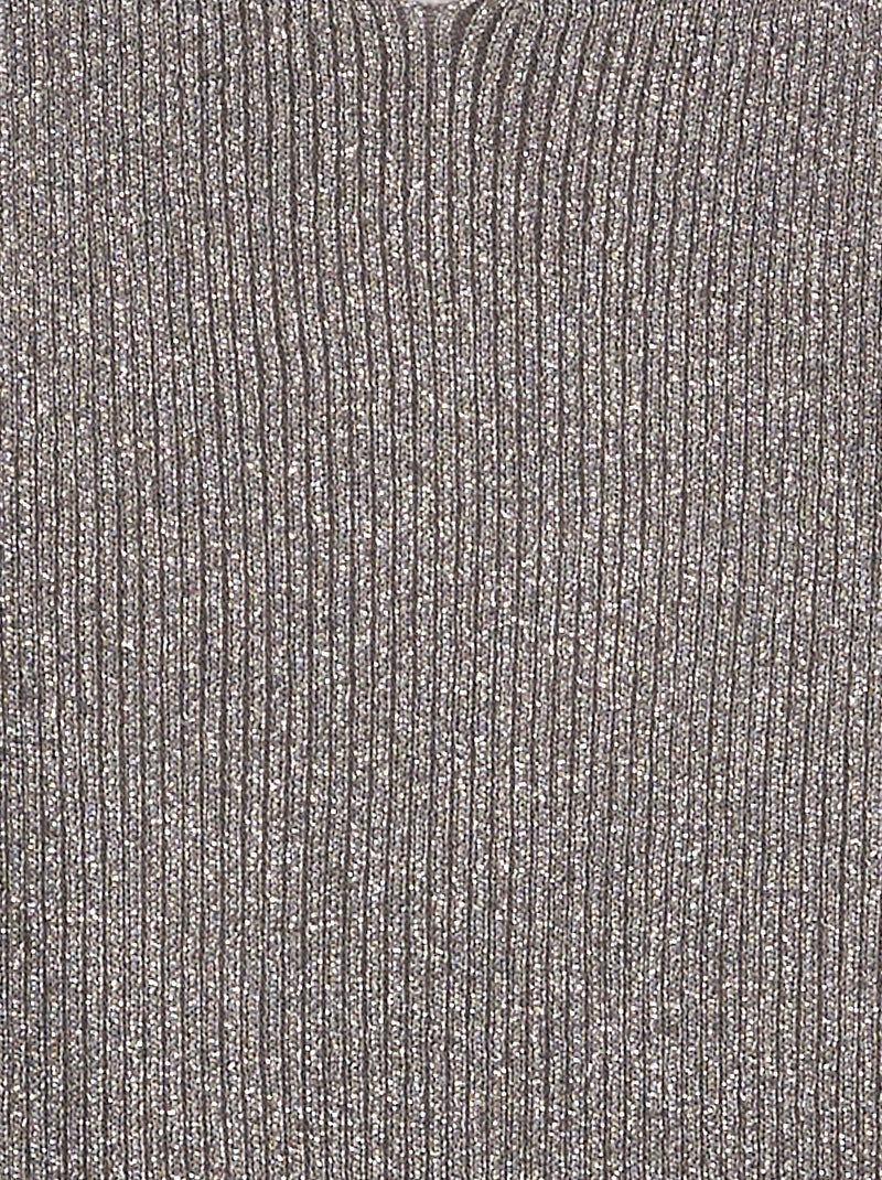 Top lavorato a maglia con paillettes 'JDY' GRIGIO - Kiabi