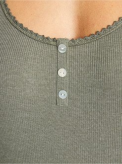 Top maglia a coste - Kiabi