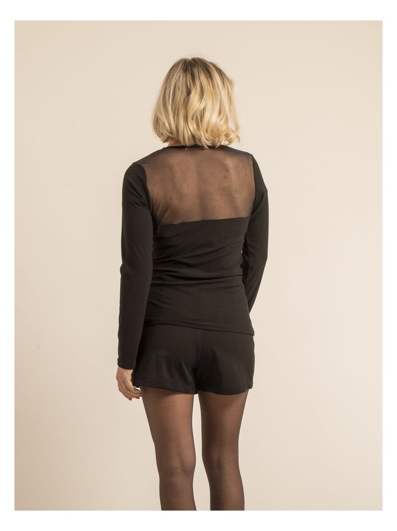 Top maniche lunghe FRILIA Nero - Kiabi