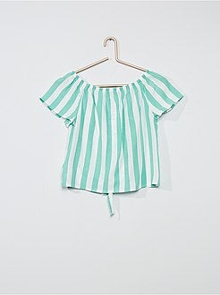 Top morbido collo Bardot - Kiabi