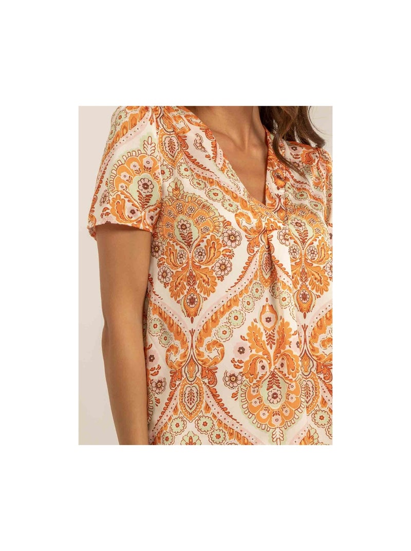 Top motifs FEZINE Arancione - Kiabi