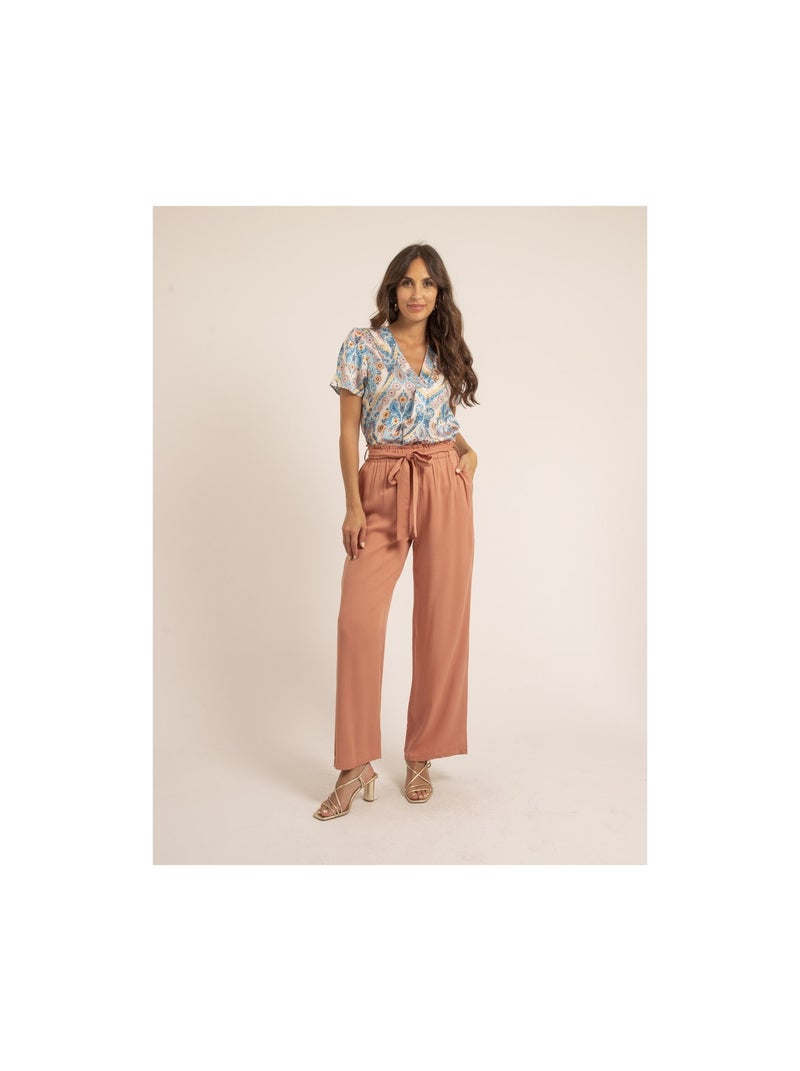 Top motifs FEZINE Blu - Kiabi