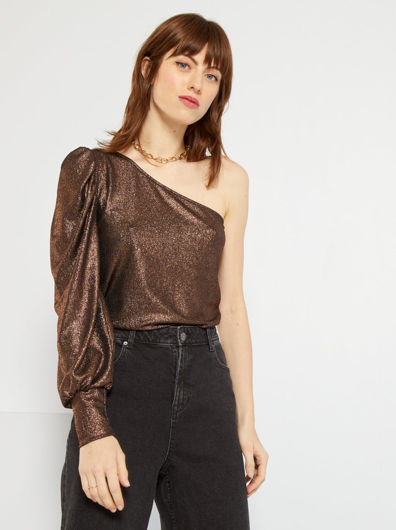 Top one shoulder ARANCIONE - Kiabi