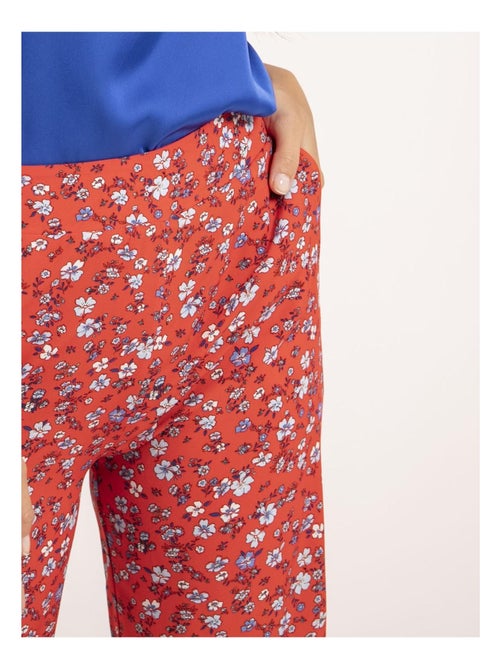 Top scollo a V in satin FIKA - Kiabi