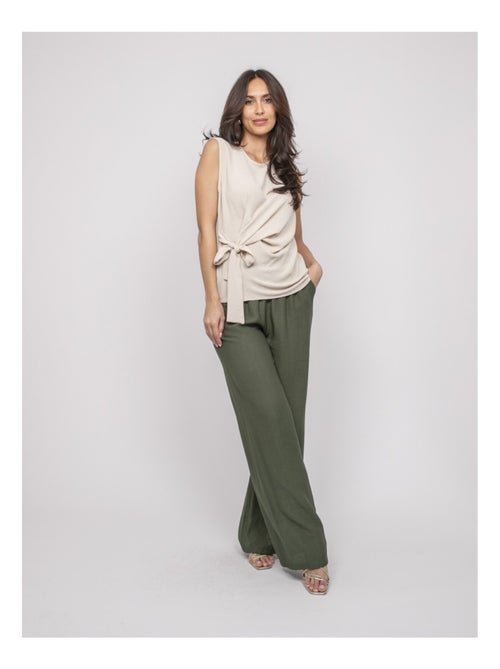 Top senza maniche con nodo FELIZE - Kiabi